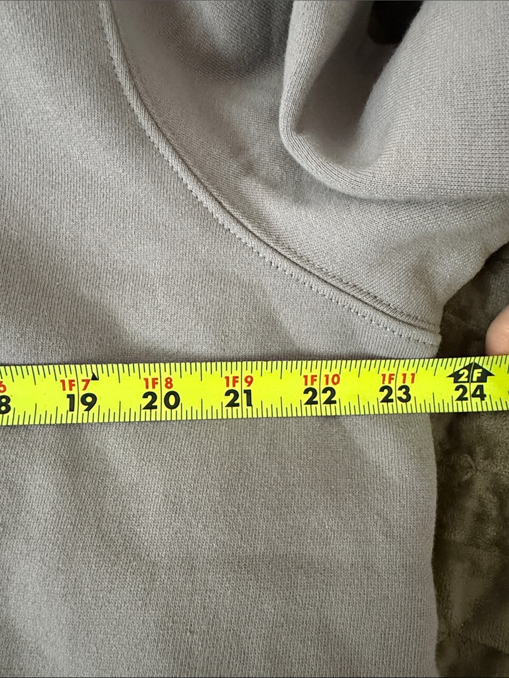 American Giant Mens Midweight Full Zip Up Hoodie Sweatshirt Sharkskin Gray - Picture 6 of 8